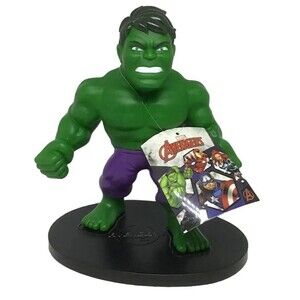 Avengers Incredible Hulk PVC Soft Figure Marvel Makes Noise Sound Green NEW Tag